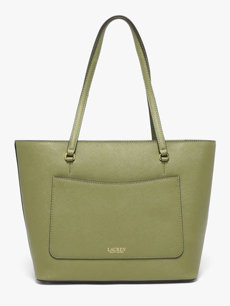 Medium Leather Karly Tote Bag Lauren ralph lauren Green karly 31924351 other view 3