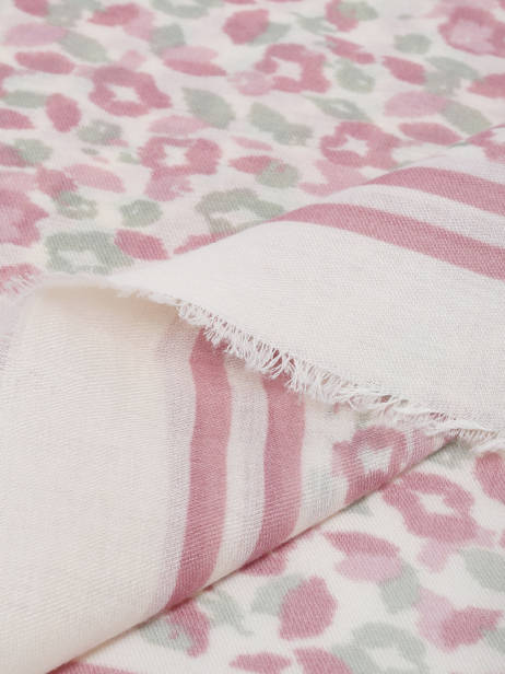 Scarf Gerard pasquier Pink foulard P25103 other view 1