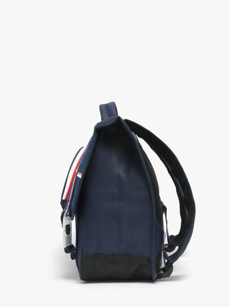 Cartable 2 Compartiments Federat. france football Bleu fff 25BX203C vue secondaire 2