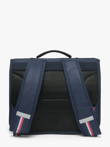 Cartable 2 Compartiments Federat. france football Bleu fff 25BX203C vue secondaire 4