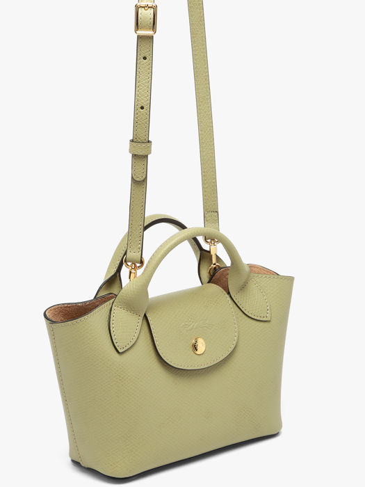 Longchamp Epure Sacs porté travers Vert
