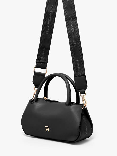 Sac Porté Main Th Logotape Tommy hilfiger Noir th logotape AW18743 vue secondaire 1