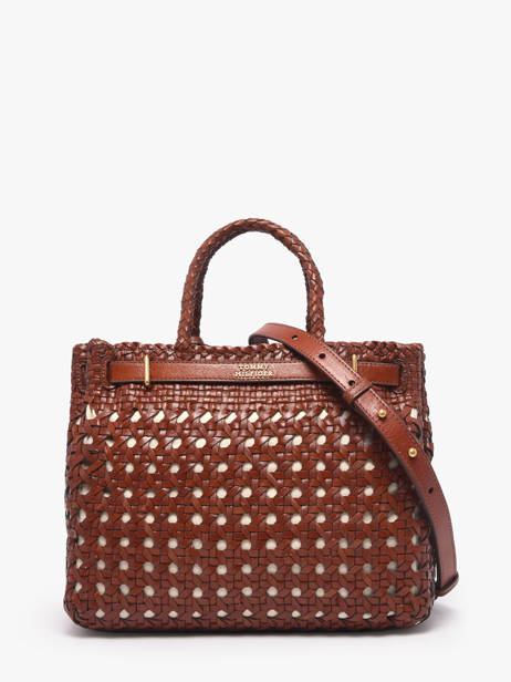 Sac Porté Main American Icon Tommy hilfiger Marron american icon AW18734 vue secondaire 3