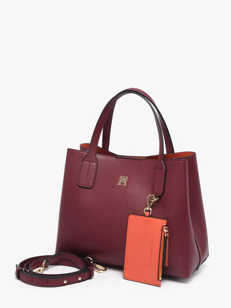 Sac Porté Main Th Icon Tommy hilfiger Rouge th icon AW18722 vue secondaire 1