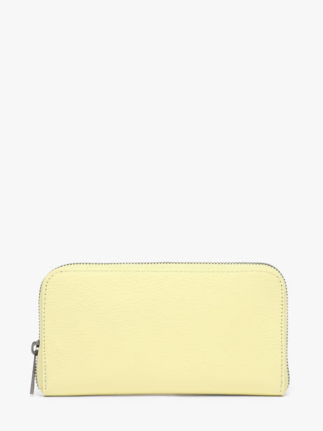 Leather Caviar Wallet Milano Yellow caviar CA18115
