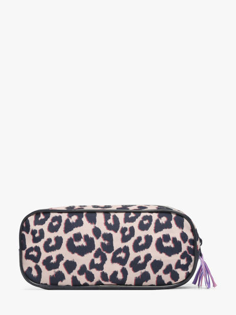 2-compartment Pouch Milky kiss Beige leopard luxe 1363 other view 2