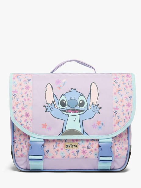 2-compartment Satchel Lilo & stitch Violet spring smiles 1726