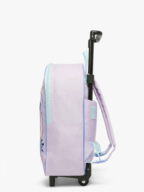 1 Compartment Wheeled Schoolbag Lilo & stitch Violet spring smiles 2105 other view 2