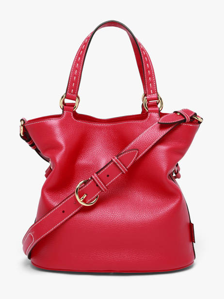 Satchel 150 Ans Lancel Red 150 ans A14097 other view 4