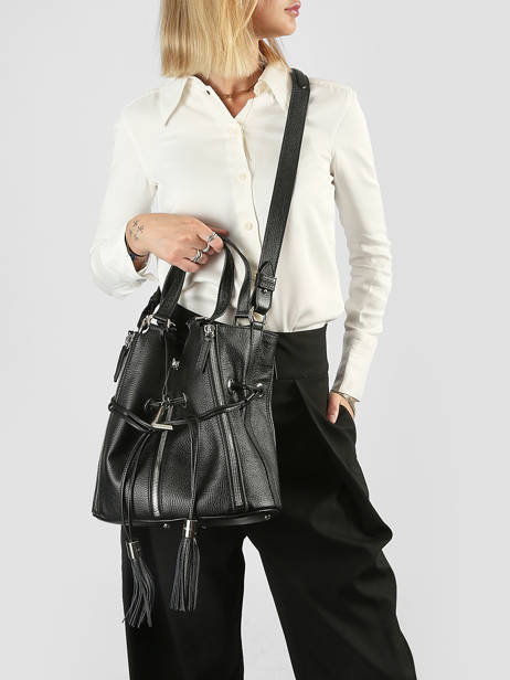 Sac Porté Main 150 Ans Cuir Lancel Noir 150 ans A14098 vue secondaire 1