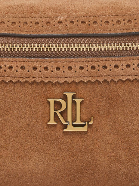 Sac Banane Cuir Lauren ralph lauren Marron dryden 31P15644 vue secondaire 2