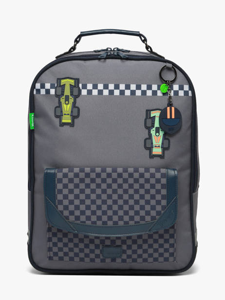 2-compartment Backpack Tann's Gray les fantaisies g 26742511