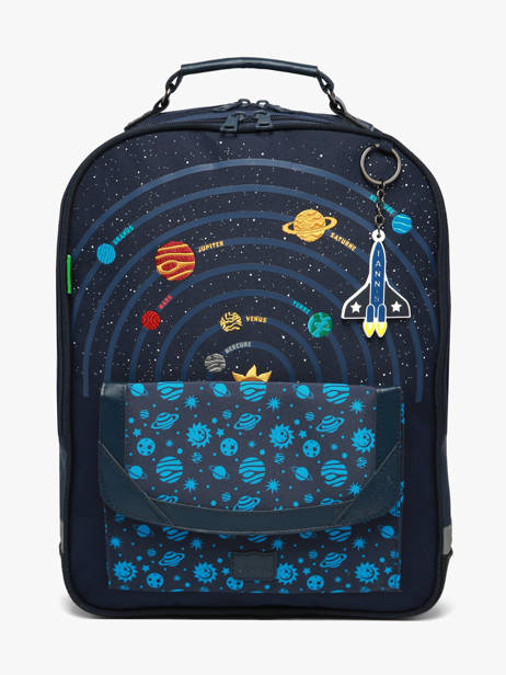 2-compartment Backpack Tann's Blue les fantaisies g 74151