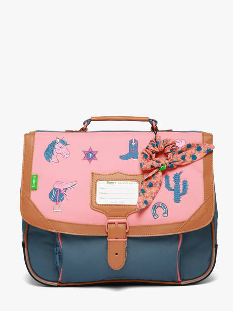 1 Compartment Satchel Tann's Pink les fantaisies f 35146