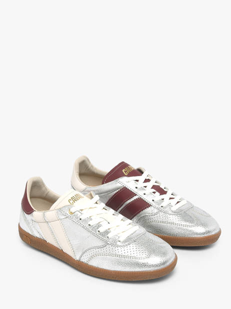 Sneakers En Cuir Caval Argent women BAPULS2G vue secondaire 1