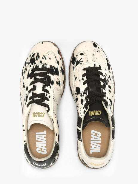 Sneakers En Cuir Caval Beige women BAPULS97 vue secondaire 3