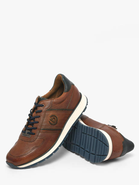 Sneakers In Leather Bugatti Brown men 331APA03 other view 2