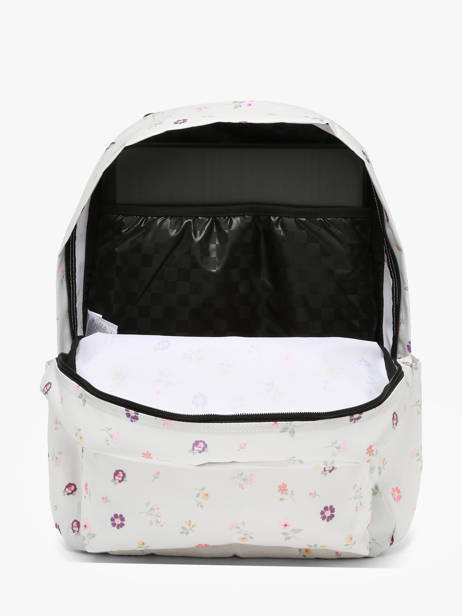 1 Compartment Backpack Vans White backpack VN000H4W other view 3
