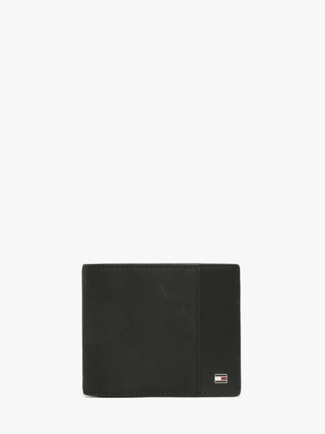 Wallet Leather Tommy hilfiger Black th soho AM14503