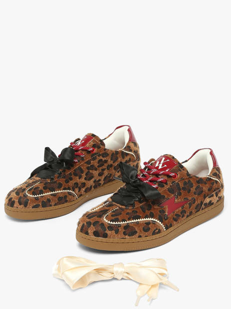 Sneakers Vanessa wu Marron women BK2822LP vue secondaire 1