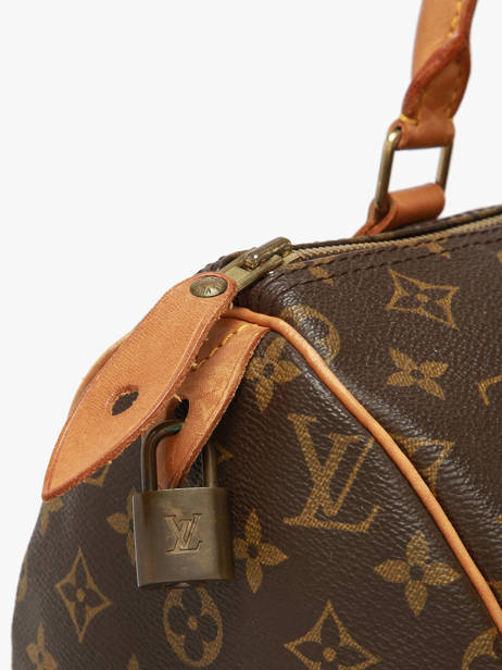 Handbag Second Life Louis vuitton Brown second life VI0912 other view 4