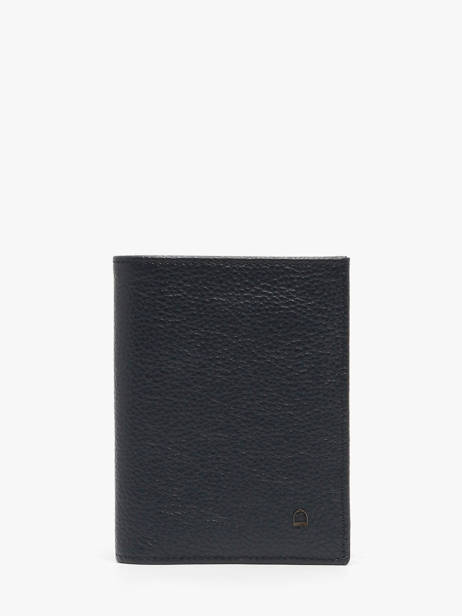 Portefeuille Porte-cartes Madras Cuir Etrier Bleu madras EMAD748