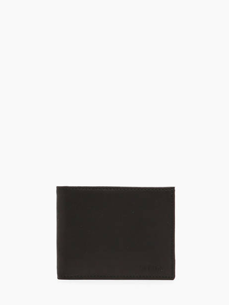 Card Holder Leather Etrier Black oil EOIL5021