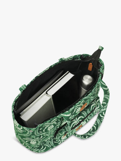 A4 Size Shoulder Bag Adventurer Recycled Polyester Cabaia Green adventurer TOTEBAGL other view 2