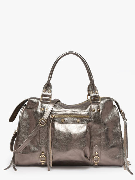 A4 Size Shoulder Bag Nine Milano Silver nine NI24095O