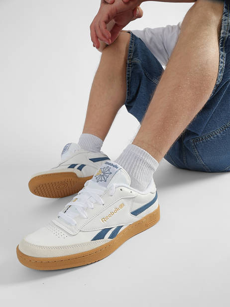 Sneakers En Cuir Reebok Blanc men 244950 vue secondaire 1