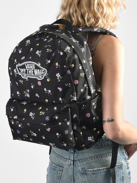 Sac à Dos 1 Compartiment Vans Noir backpack VN000H4Y vue secondaire 1
