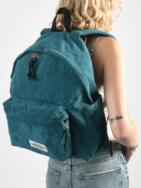 Sac à Dos Eastpak Bleu mono ribs A5BG4RIB vue secondaire 1