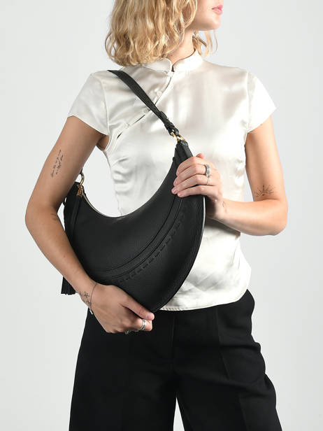 Shoulder Bag Hoboheme Leather Lancel Black hoboheme A14217 other view 1