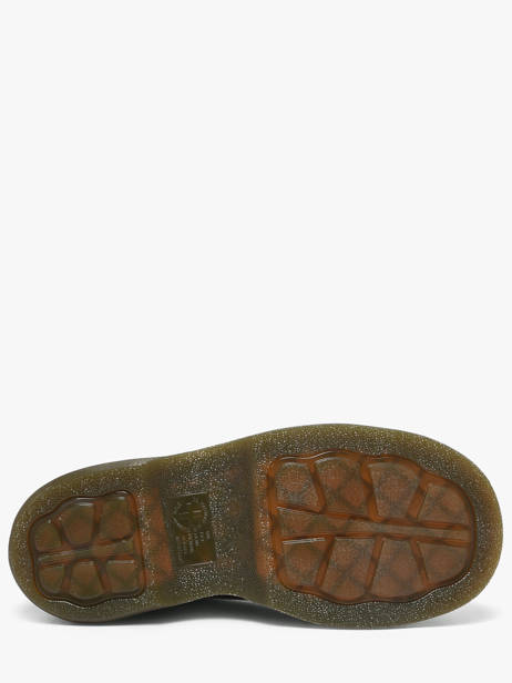 Platform Sneakers In Leather Dr martens Brown women 41129200 other view 4