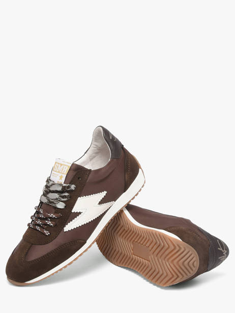 Sneakers In Leather Semerdjian Brown women JUNEE278 other view 2
