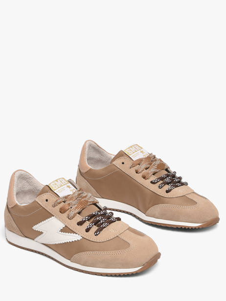 Sneakers In Leather Semerdjian Brown women JUNEE274 other view 1