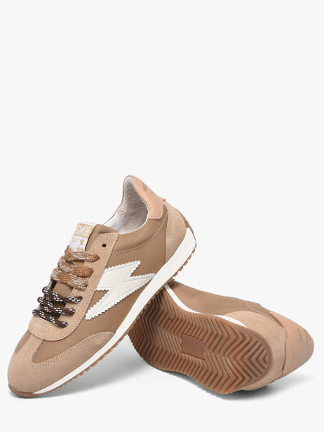 Sneakers In Leather Semerdjian Brown women JUNEE274 other view 2