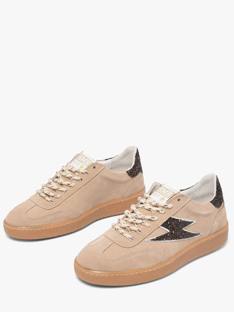 Sneakers In Leather Semerdjian Pink women LEEE434 other view 1