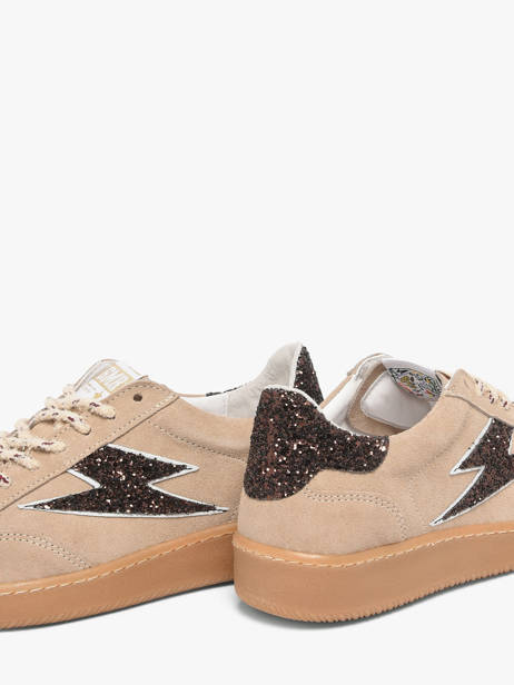 Sneakers In Leather Semerdjian Pink women LEEE434 other view 2
