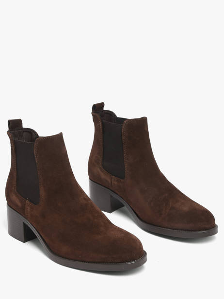 Bottines à Talon En Cuir Tamaris Marron women 41 vue secondaire 1