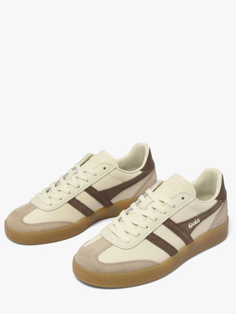 Sneakers In Leather Gola Gold women CLB744HC other view 1