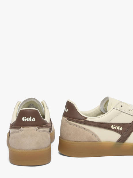 Sneakers In Leather Gola Gold women CLB744HC other view 2