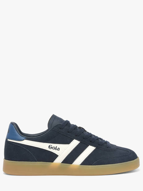 Sneakers En Cuir Gola Bleu men CMB735ET