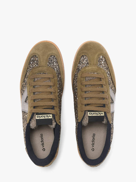 Sneakers Berlin En Cuir Victoria Vert women 1126223 vue secondaire 4