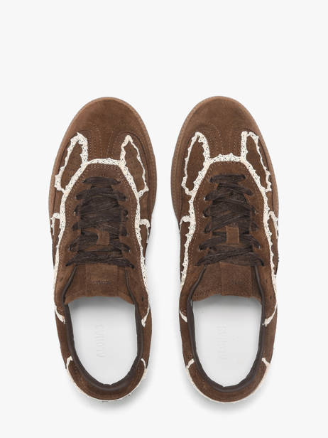 Sneakers In Leather Alohas Brown women 10082307 other view 3