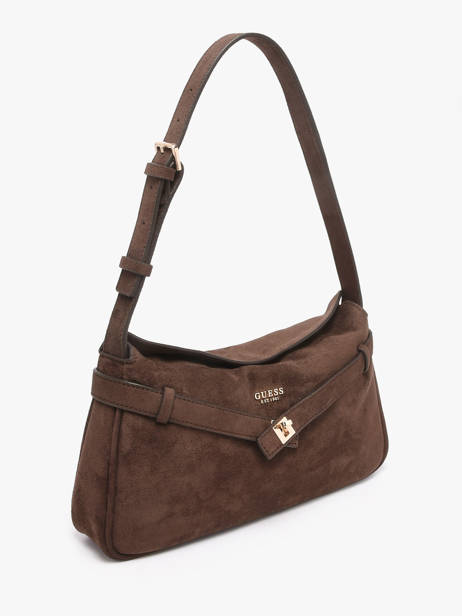 Shoulder Bag Ella Suede Guess Brown ella SG975418 other view 1