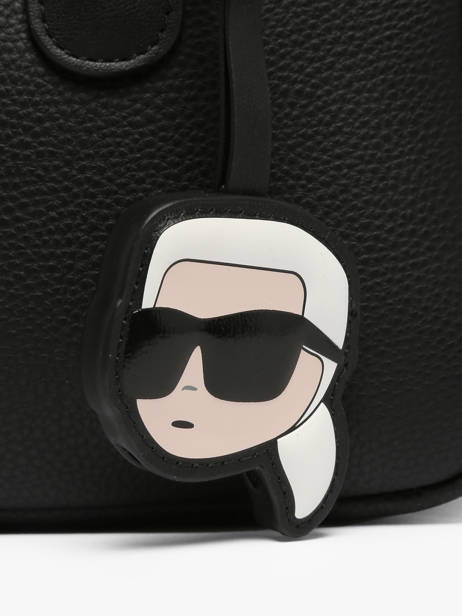 Bowling Bag K Ikon Leather Karl lagerfeld Black k ikon B3W30119 other view 2