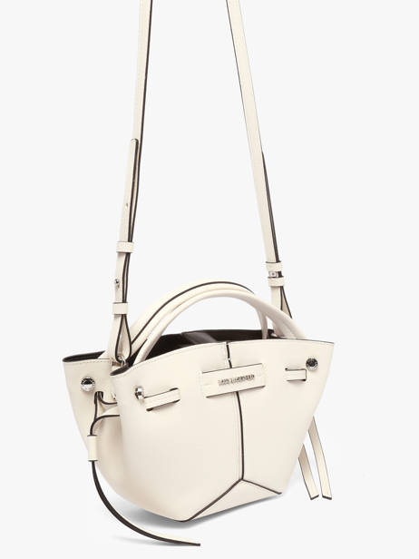 Sac Bandoulière K Pierced Cuir Karl lagerfeld Blanc k pierced B3W30280 vue secondaire 1