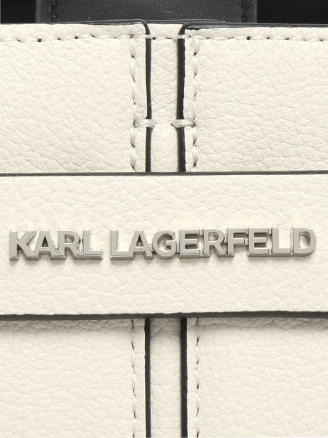 Sac Bandoulière K Pierced Cuir Karl lagerfeld Blanc k pierced B3W30280 vue secondaire 2