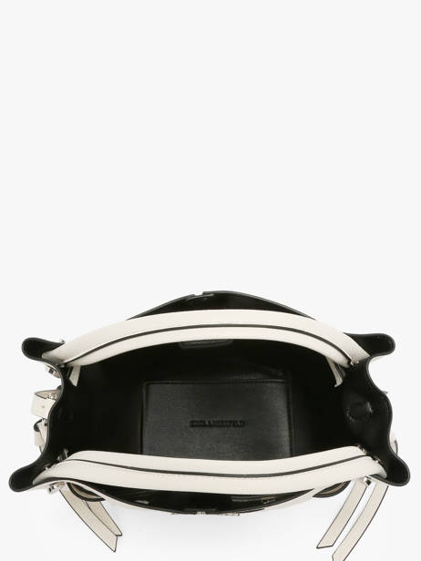 Sac Bandoulière K Pierced Cuir Karl lagerfeld Blanc k pierced B3W30280 vue secondaire 3
